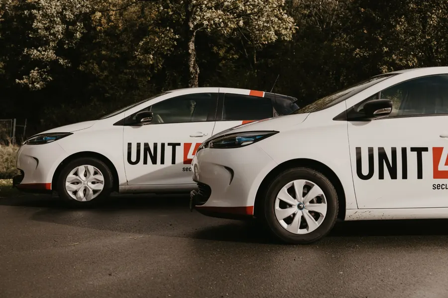 Dienstauto's van Unit4security