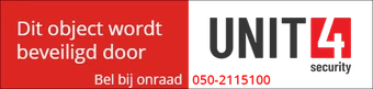 Dit object wordt beveiligd door Unit4security